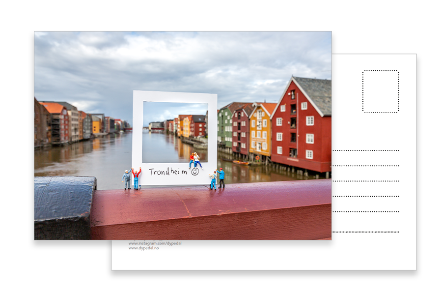 Postkort - Trondheim
