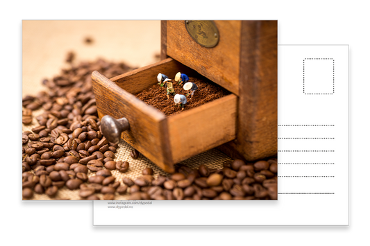 Postkort - Coffee-farming