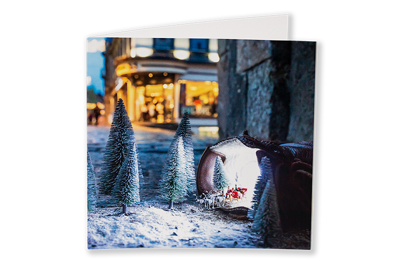 Dobbelt kort - Julestemning